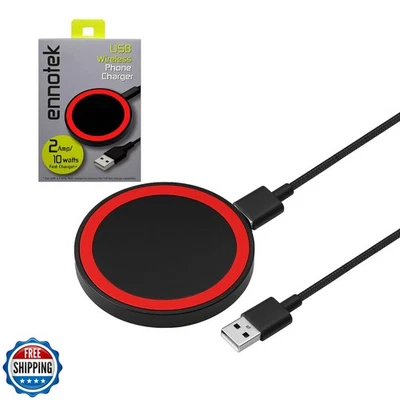 Ennotek Wireless Pad Charger Works with iPhone and Android Wireless Charging  - Image 1 of 4
