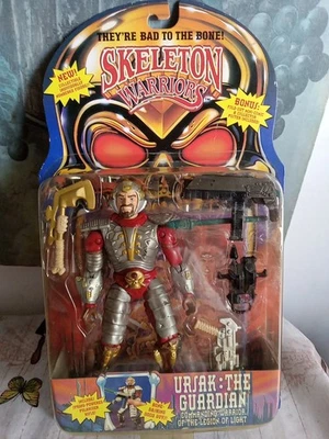 Vtg 1994 Playmates SKELETON WARRIORS Ursak the Guardian Action Figure NIP MOC - Image 1 of 4