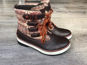 UGG Australia Decatur Womens Size 7 1001795 Nordic Snowflake Winter Boots Boots - Picture 1 of 12