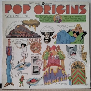 POP ORIGINS CHESS LP-1544 Blues by C. BERRY, BO DIDDLEY, M WATERS, H. WOLF US LP - Picture 1 of 3