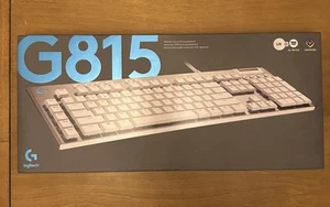 Logitech G815 RBG Mechanical Gaming Keyboard GL Tactile | White | Wired | New - Picture 1 of 1