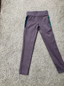Nike ACG Dri-fit One Big kids Girls Leggings Purple Size Medium DQ8831-553 - Picture 1 of 10