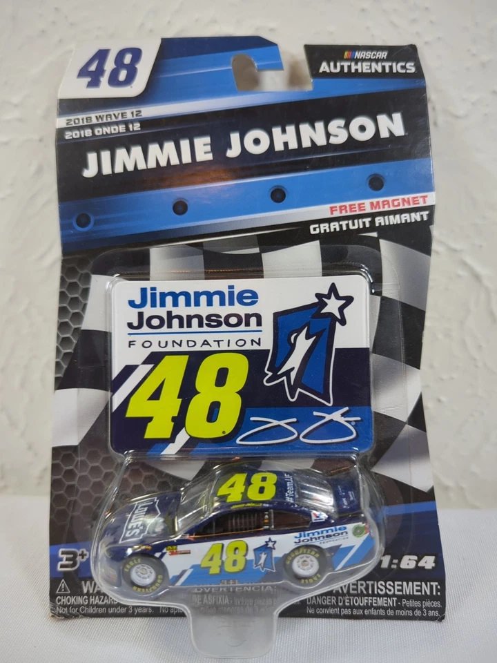 Jimmie Johnson #48 Lowes 1:64 2018 JJ Foundation NASCAR Authentics - Изображение 1 из 4