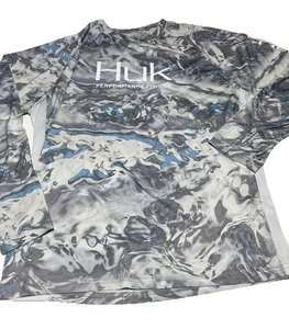 HUK Angelhemd Herren X Large Mehrfarbig Camouflage Mossy Oak Performance Langarm - Bild 1 von 12