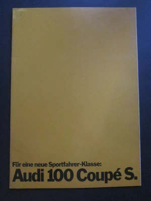 Audi 100 Coupe S brochure, 02/1971 - Image 1 of 4