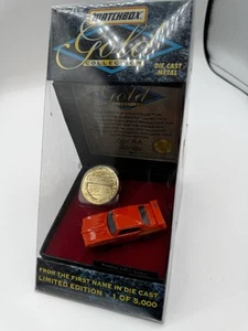 Matchbox Coin Pontiac GTO Judge RED RARE Gold Collection Limited - Picture 1 of 6