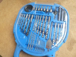 Hyper Tough 56-Piece Drill Bit And Driver Bit Set In Plastic Case - Picture 1 of 10