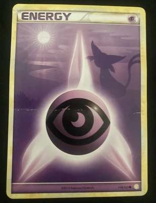 Pokémon Psychic Energy Non-Holo Espeon 119/123 HGSS MP - Image 1 of 2