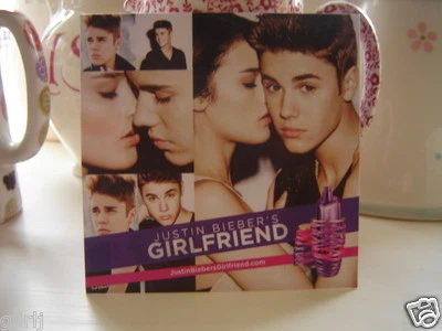 ✭️JUSTIN BIEBER⭐️BIEBER'S FREUNDIN PARFÜM PROBENKARTE⭐️