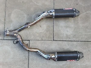 YOSHIMURA SUZUKI GSXR 1000 K7 K8 EXHAUST SYSTEM SILENCERS PIPES - Picture 1 of 18