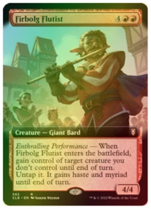 Firbolg Flutist - Extended Art - FOIL - NM MTG - Battle for Bladur's Gate 582 - Imagen 1 de 2