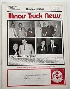 1981 June Illinois Truck News Vintage Trucker Magazine Semi Truck automotive