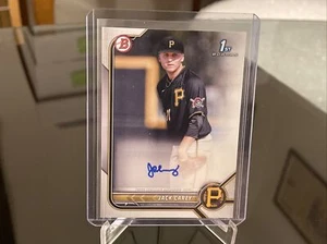 2022 Bowman Jack Carey 1st Bowman Autograph Auto #PPA-JC Pittsburgh Pirates - Picture 1 of 3