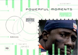 1999 Upper Deck Powerdeck Powerful Moments Auxiliary Football (U-Pick)