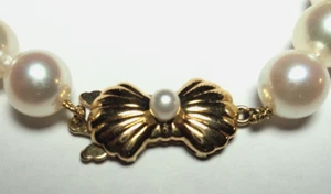 Mikimoto Collection Blue Lagoon Pearl Necklace Gold Clasp - Picture 1 of 14