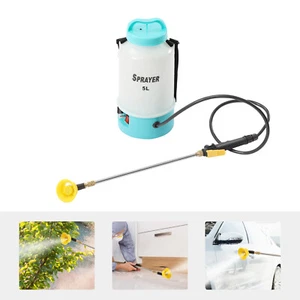 5L Handheld Portable Water/Chemical Sprayer Electric Pump Garden Spray Bottle US - Picture 1 of 18