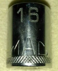 MAC TOOLS X616MMPT 16MM METRIC 3/8" DRIVE 6 POINT SOCKET flank drive - Picture 1 of 3