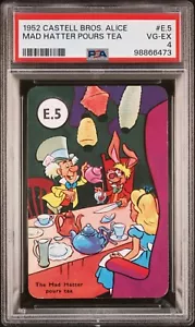 PSA 4 - 1952 Castell Bros Alice in Wonderland Disney Vintage Trading Card - Picture 1 of 5