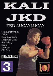 Ted Lucaylucay Kali Escrima Jeet Kune Do #3 DVD JKD counters trapping don chi - Picture 1 of 2