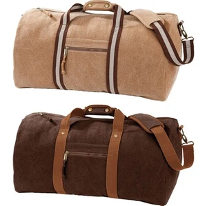 Estuche bolso de lona vintage Quadra con correa para el hombro - Imagen 1 de 3