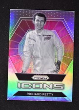 2022 Prizm Racing Base Icons Silver Prizm #81 Richard Petty - Plymouth