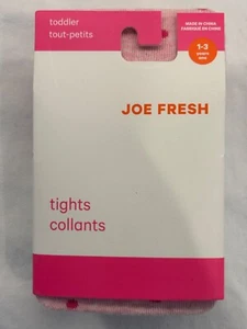 Joe Fresh Tights Girls 1-3y multicolor PINK Dance Warm Knit NWT FREE SHIPPING - Picture 1 of 2