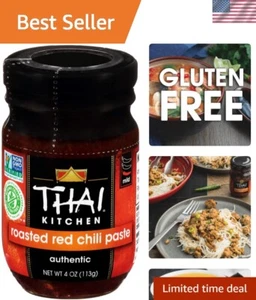 Gluten Free Roasted Red Chili Paste, 4 oz Pack of 12 - Picture 1 of 8