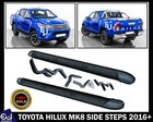 SIDE STEPS RUNNING BOARDS PAIR FOR TOYOTA HILUX MK8 2016 ONWARDS 100% OEM STYLE