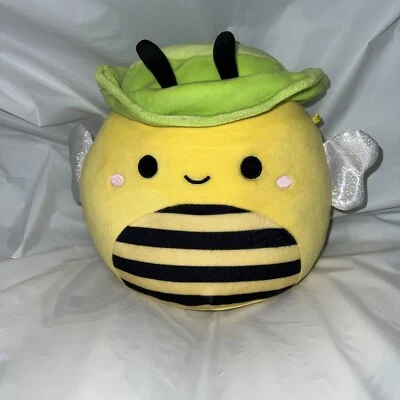 Squishmallows Summer Squad Sunny the Bee con un sombrero de cubo 8" nuevo con etiquetas abejorro Foto 1 de 4