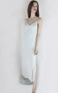 La Perla Stretch jersey tube dress, built in moulded underwire AU 14 Light Grey - Picture 1 of 2