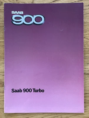 Saab 900 Turbo Sales Brochure. 1984. VGC - Image 1 of 4
