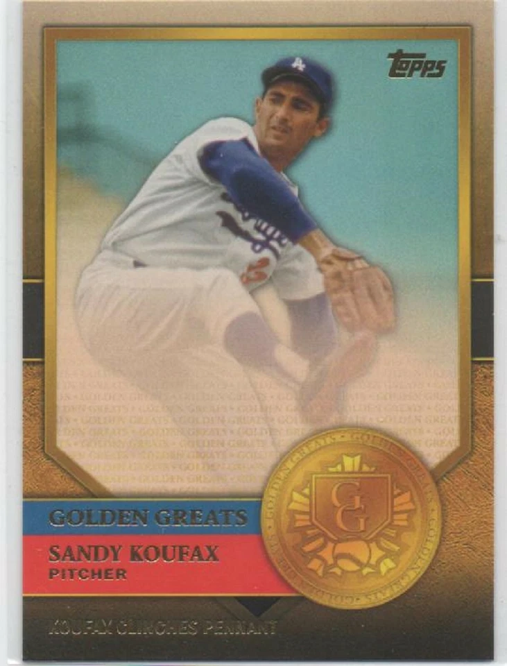 Sandy Koufax 2012 Topps Series 1 Baseball GOLDEN GREATS #GG-48 Insert 67 - Image 1 of 1