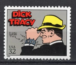 3000m ** DICK TRACY ** US-Briefmarke postfrisch * - Bild 1 von 1