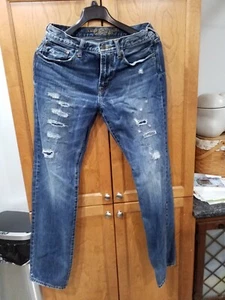 American Eagle Original Straight distressed Jeans - MENS 32X36 - - Picture 1 of 9
