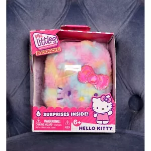 NEW Real Littles Sanrio HELLO KITTY Micro Backpack 6 Surprises Rainbow Fur NIB - Picture 1 of 8
