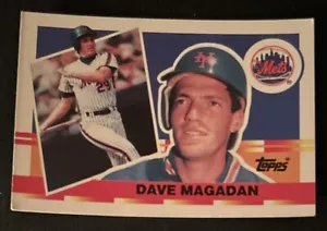 1990 Topps Big Dave Magadan Baseball Card #24 Mets 1B-3B PR/FR O/C - Picture 1 of 2