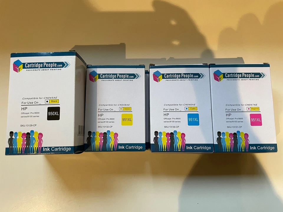 950 951 XL Ink Cartridges Multipack Replacement for HP 950XL 951XL - Image 1 of 1