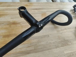 Zipp Service Course SL80 Aluminium 42cm/420mm Handle Bars & 100mm Stem + Top Cap - Picture 1 of 24