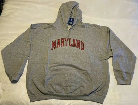 NEW!  University of Maryland Hoodie Sweatshirt Cover
