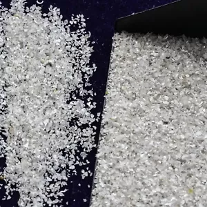 Real 20.00 Carat White Natural Loose Tiny Small Raw Dust Diamond Powder Rough - Picture 1 of 17