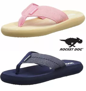 Rocket Dog Sabra flache Flip-Flops-Sandalen für Damen blau UK3 ****VERKAUF - Bild 1 von 7