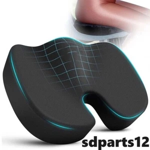 Cuscino per Sedile Ortopedico Memory Foam Cuscino Emorroidi Sedia Auto Camion - Foto 1 di 12