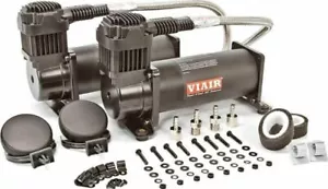 Viair 444C Black Dual Air Compressors For Cars & Truck Mount- 12V, 200 PSI - Foto 1 di 7