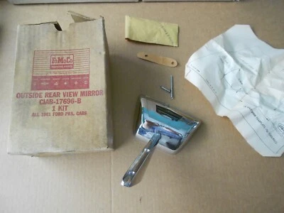 Ford Galaxie C1AB-17696-B 1961 kit de accesorios de espejo retrovisor exterior OEM Foto 1 de 4
