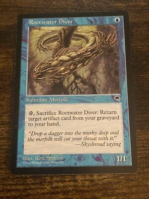 Rootwater Diver Tempest MTG Magic The Gathering L9540* - Image 1 of 2
