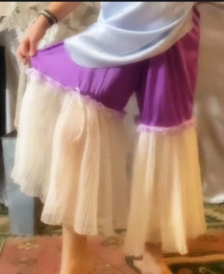 De Colección Nylon PÚRPURA Cristal Plisado Bragas Transparentes Bragas Bloomers Pantalones 5X Foto 1 de 4