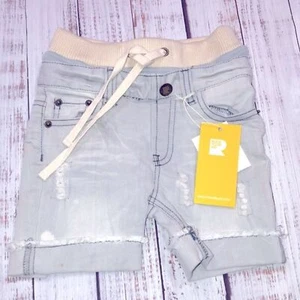 Rock your kid size 4 grey jean shorts - Picture 1 of 5