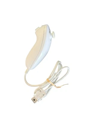 Official Nintendo Wii White Nunchuck Controller - Image 1 of 2