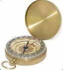 Pocket Brass Watch Style Military Army Compass Outdoor Camping Hiking Keychain