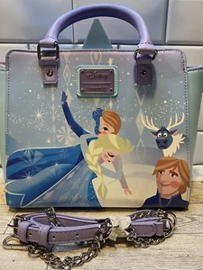 Loungefly Disney Frozen Princess Ice Castle Cross Body Bag NEW - Picture 1 of 9